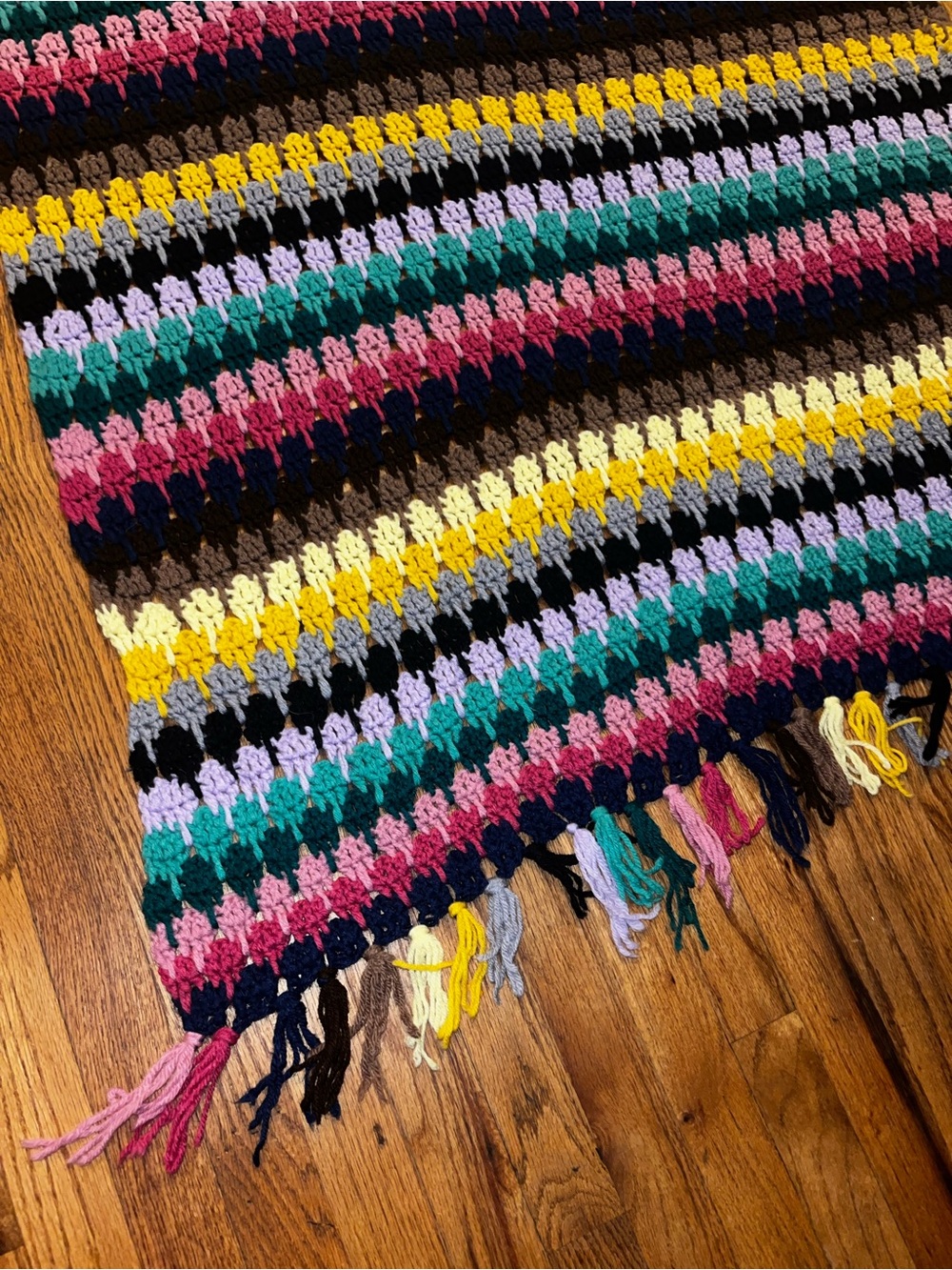 Handmade Knit Blanket - Picture 2 of 4